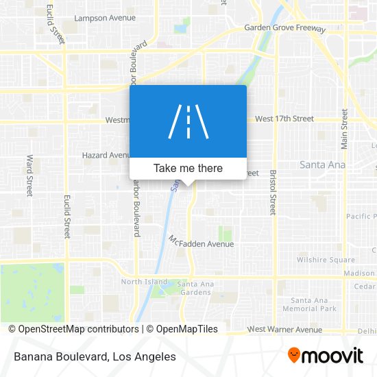 Banana Boulevard map