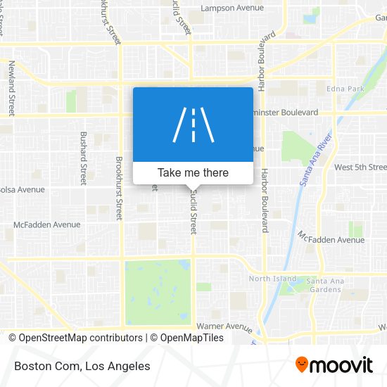Mapa de Boston Com