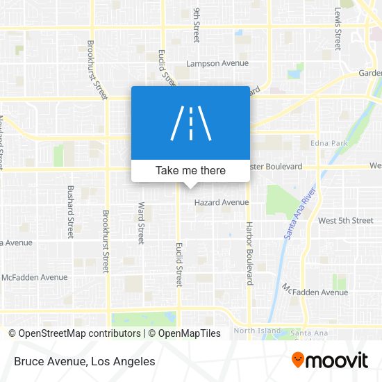 Mapa de Bruce Avenue