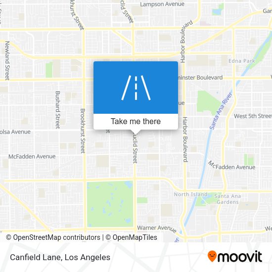 Mapa de Canfield Lane