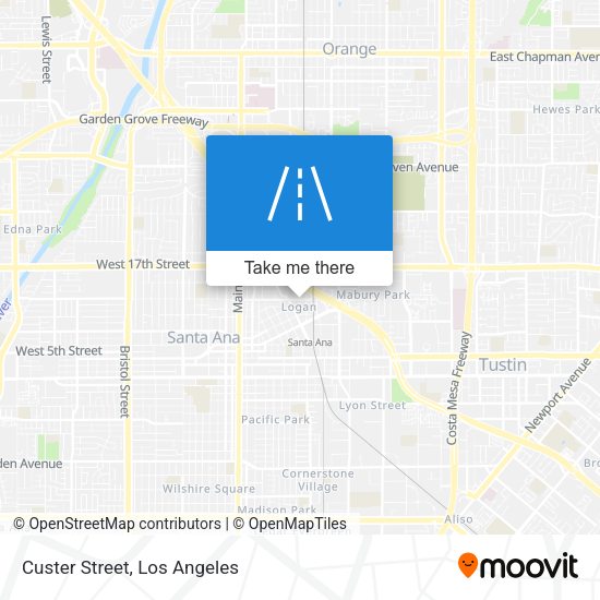 Mapa de Custer Street