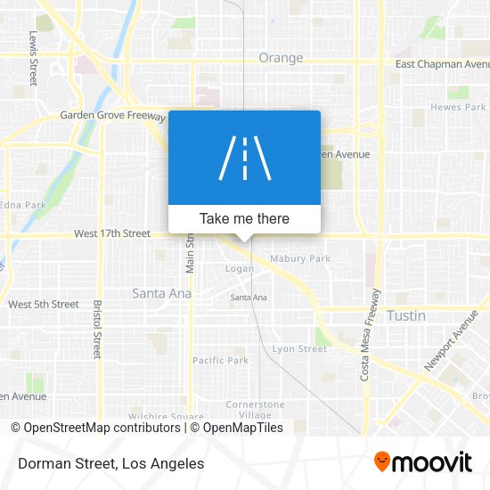 Mapa de Dorman Street