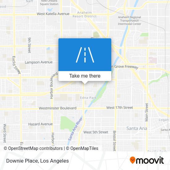 Downie Place map