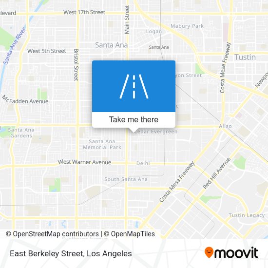 East Berkeley Street map