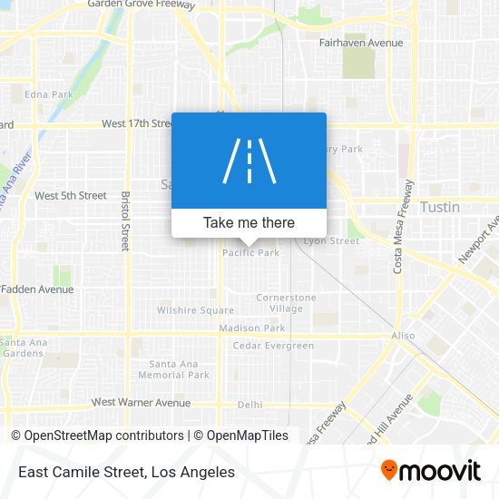 East Camile Street map