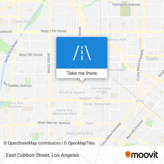 East Cubbon Street map