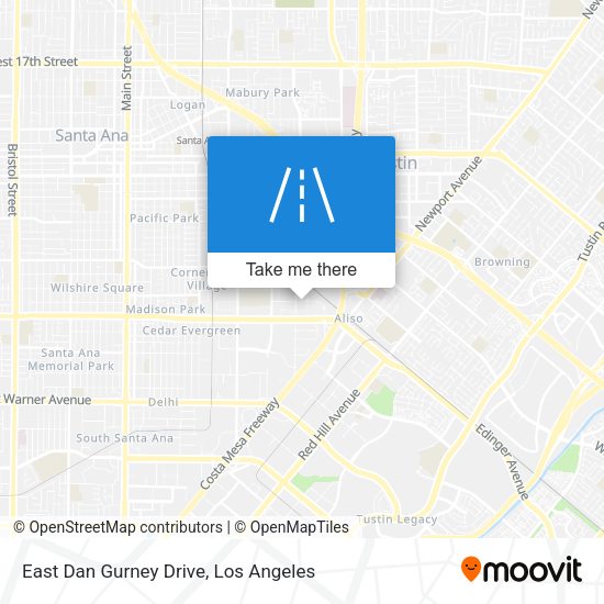 Mapa de East Dan Gurney Drive