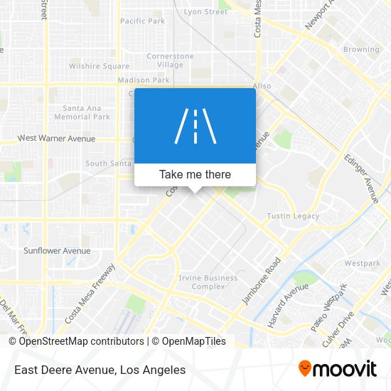 Mapa de East Deere Avenue