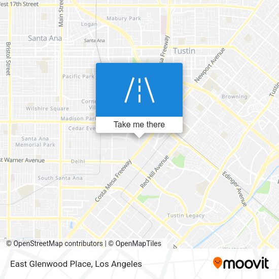 East Glenwood Place map