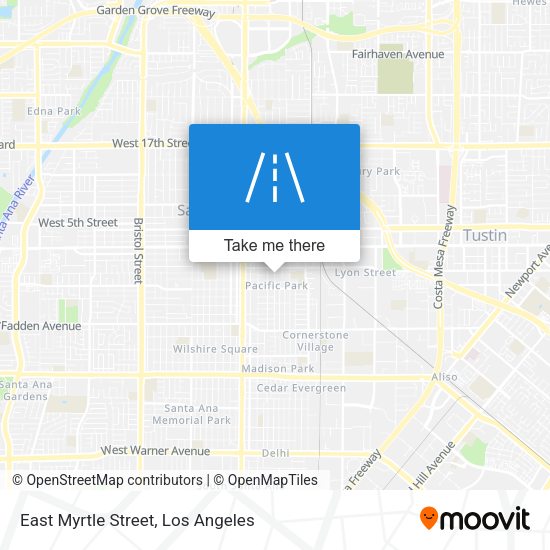 Mapa de East Myrtle Street