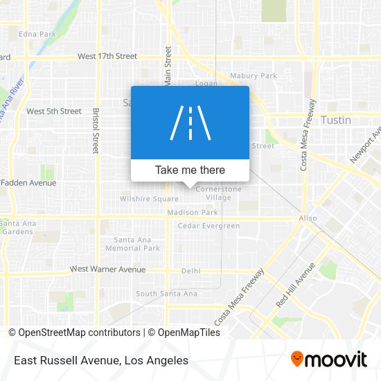 East Russell Avenue map