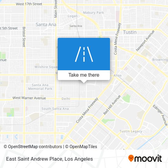 Mapa de East Saint Andrew Place