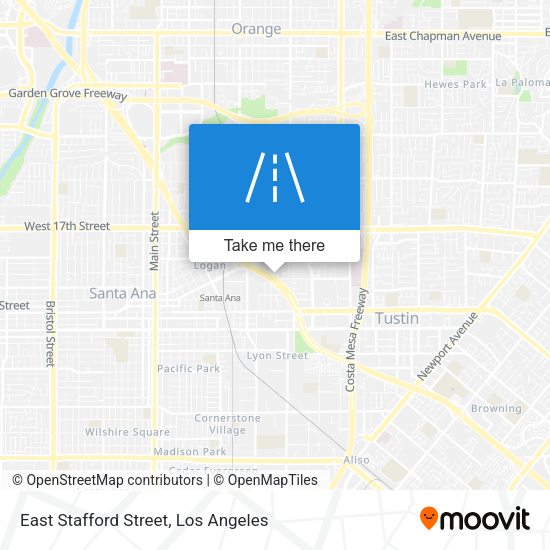 East Stafford Street map