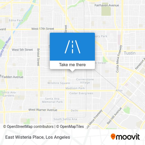 East Wisteria Place map