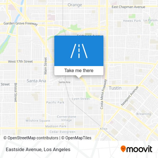 Mapa de Eastside Avenue