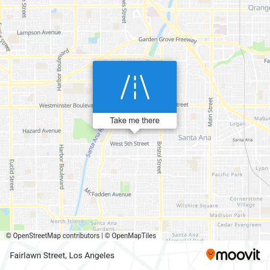 Mapa de Fairlawn Street