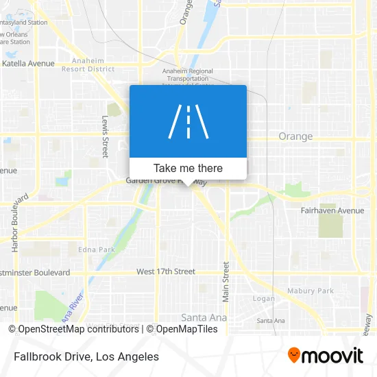 Fallbrook Drive map