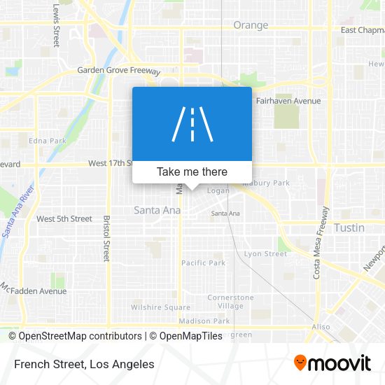 Mapa de French Street