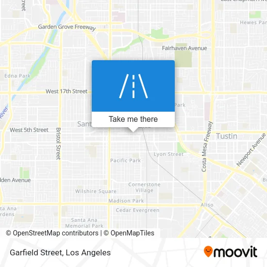 Mapa de Garfield Street