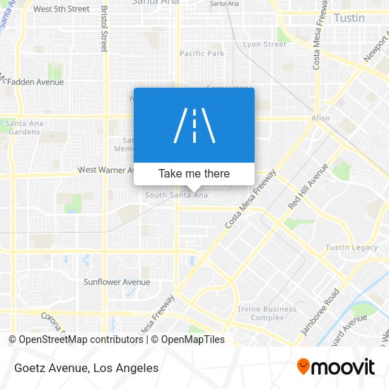 Mapa de Goetz Avenue