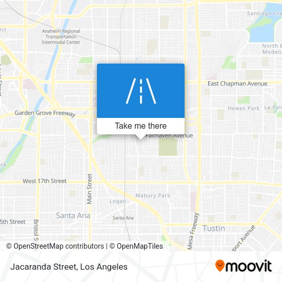Mapa de Jacaranda Street