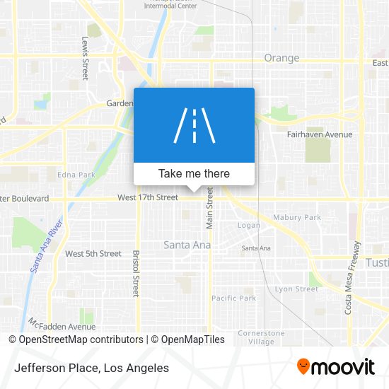Mapa de Jefferson Place