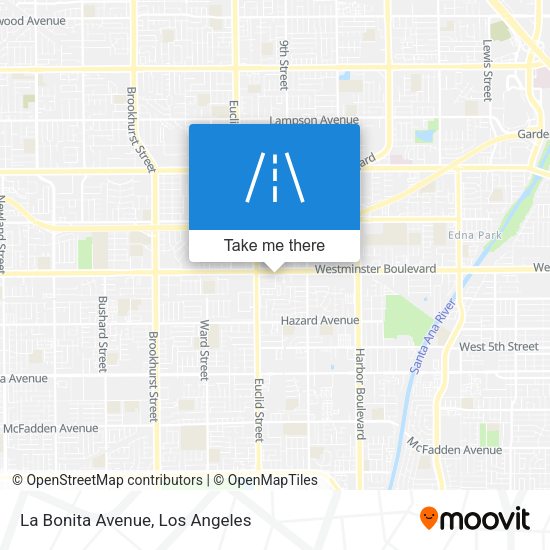 Mapa de La Bonita Avenue