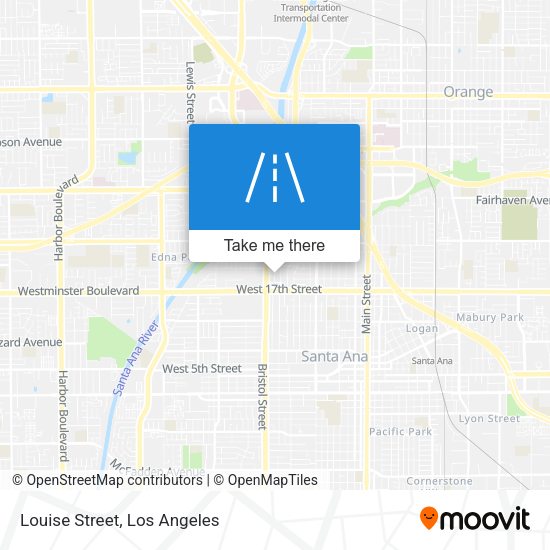 Mapa de Louise Street