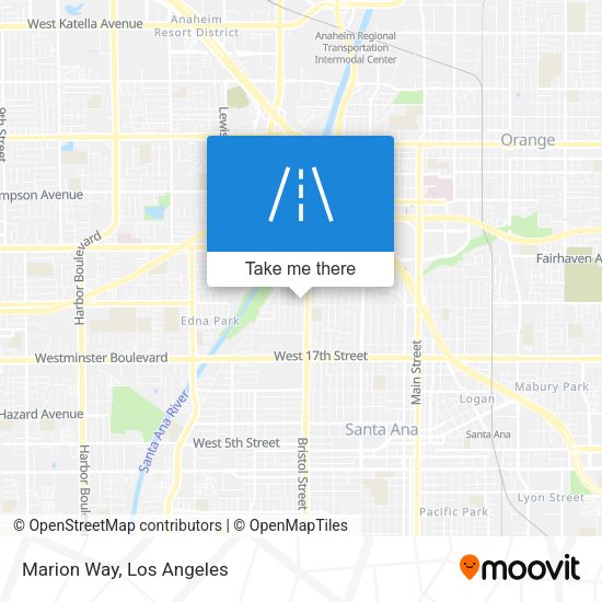 Mapa de Marion Way