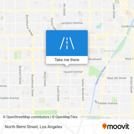 North Berni Street map