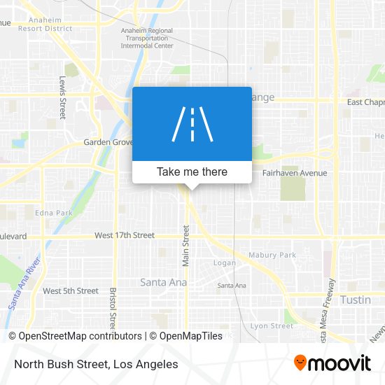 Mapa de North Bush Street