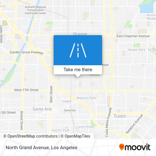 Mapa de North Grand Avenue