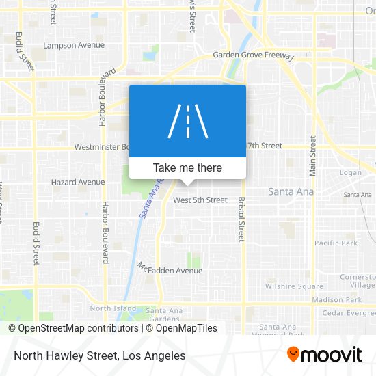 Mapa de North Hawley Street