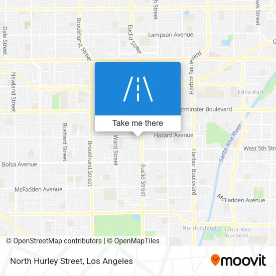 North Hurley Street map