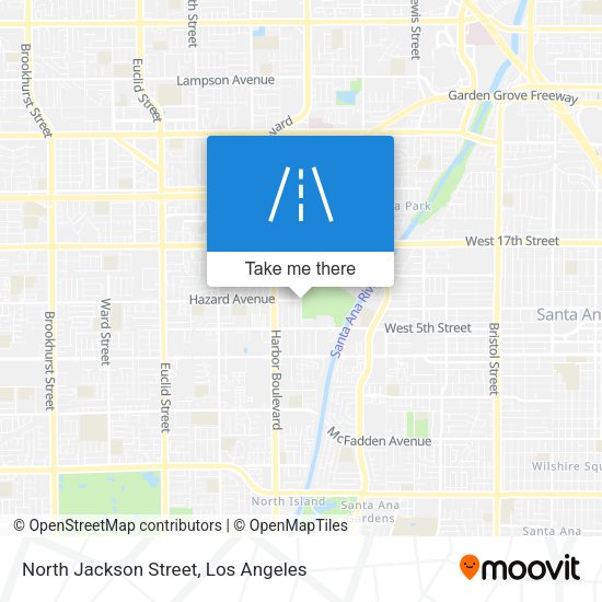 North Jackson Street map