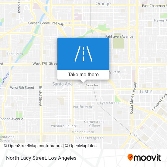 Mapa de North Lacy Street