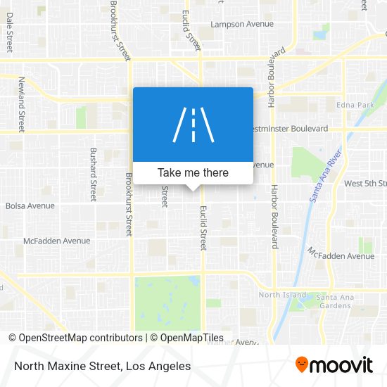 North Maxine Street map