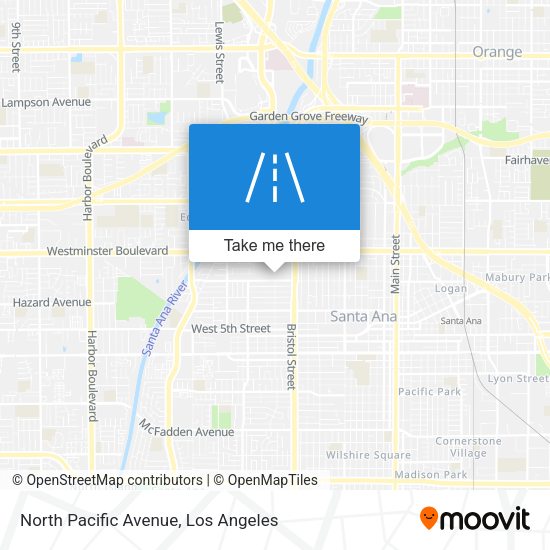 North Pacific Avenue map