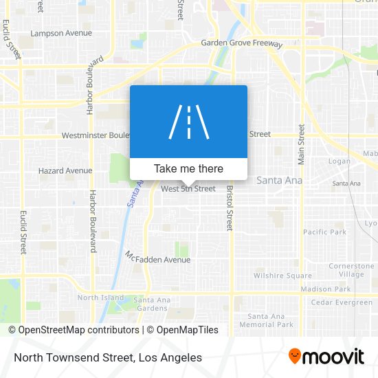 North Townsend Street map