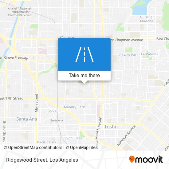 Ridgewood Street map