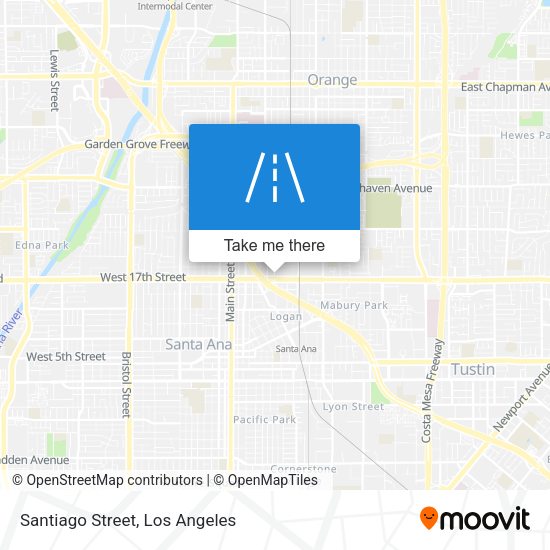 Mapa de Santiago Street