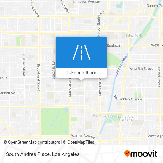South Andres Place map
