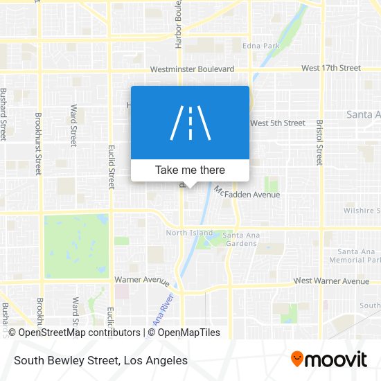 Mapa de South Bewley Street