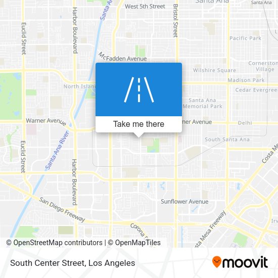 South Center Street map