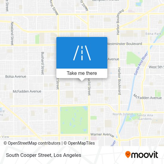 Mapa de South Cooper Street