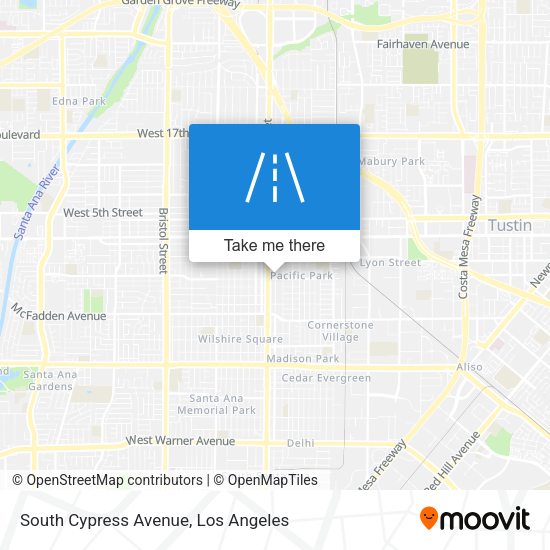 Mapa de South Cypress Avenue