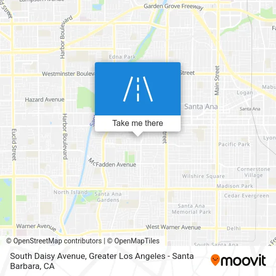 South Daisy Avenue map