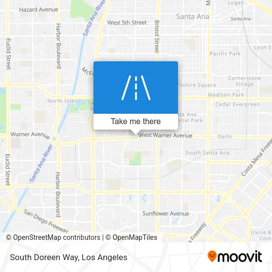 South Doreen Way map