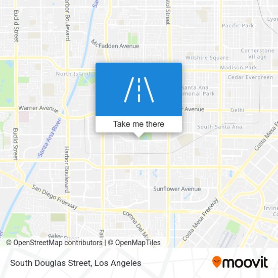 South Douglas Street map