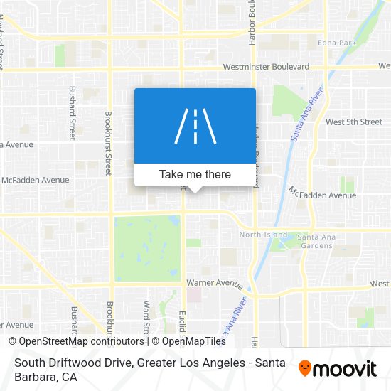 Mapa de South Driftwood Drive